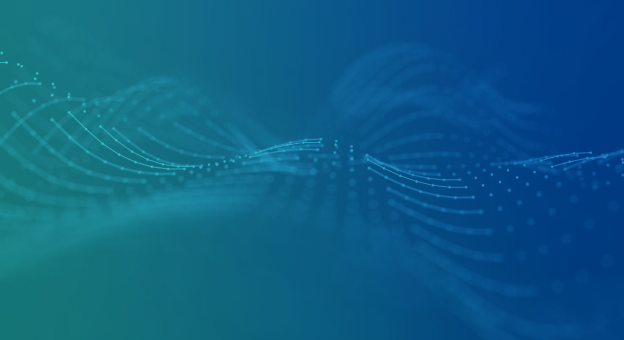 green and blue waves